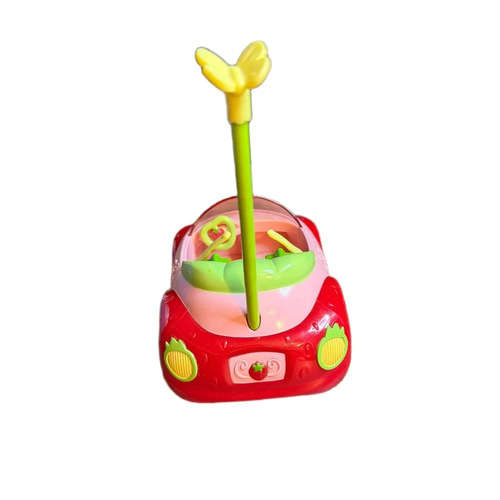 Hasbro Strawberry Shortcake Berry Cruiser Car Pink Red 2009 Butterfly Antenna